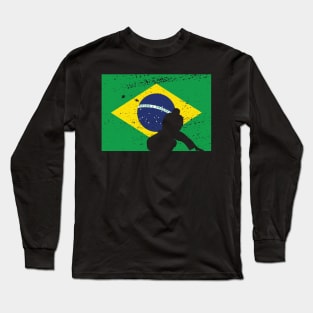 Brazilian Flag - BJJ Long Sleeve T-Shirt